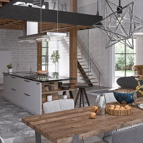 Open-plan kitchens: design, layout and tips for integrating them into your home