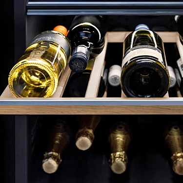 Vinoteca en una cocina pequeña