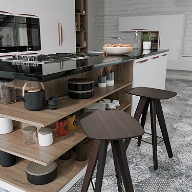 Materiales para encimeras de cocina en color negro